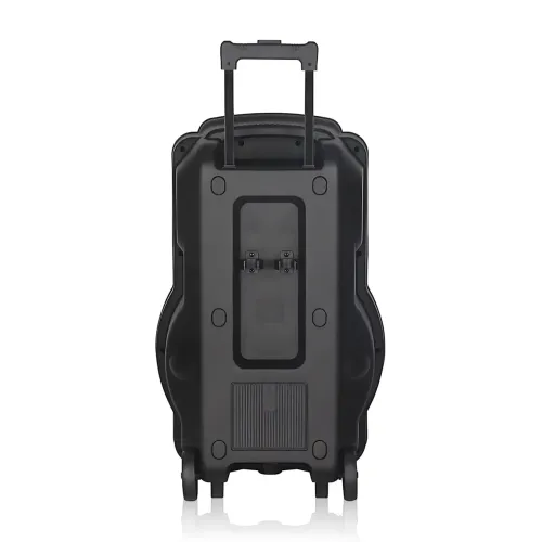 Портативная акустическая колонка ZXX-1520 120Вт 15 с Bluetooth, караоке, LED-подсветкой и 2 радиомикрофонами, колонка-чемодан - фото 4