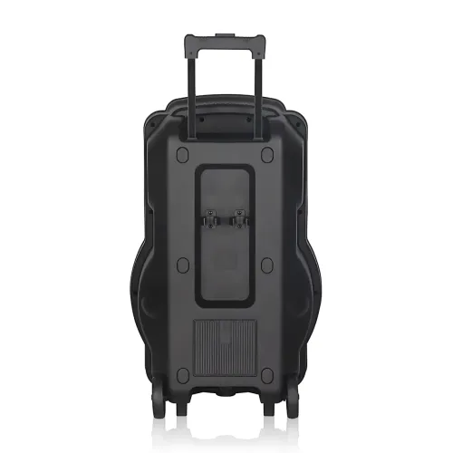 Портативная акустическая колонка ZXX-1520 120Вт 15 с Bluetooth, караоке, LED-подсветкой и 2 радиомикрофонами, колонка-чемодан - фото 4