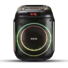 Портативна акустична колонка ZXX-5502 800 Вт, Bluetooth колонка з бездротовим мікрофоном, LED-підсвітка, TWS, FM, караоке
