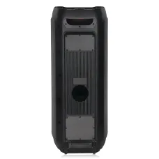 Акустична колонка ZXX-5590 100 Вт, портативна караоке система з двома мікрофонами, Bluetooth, TWS, FM, підсвіткою, на колесах