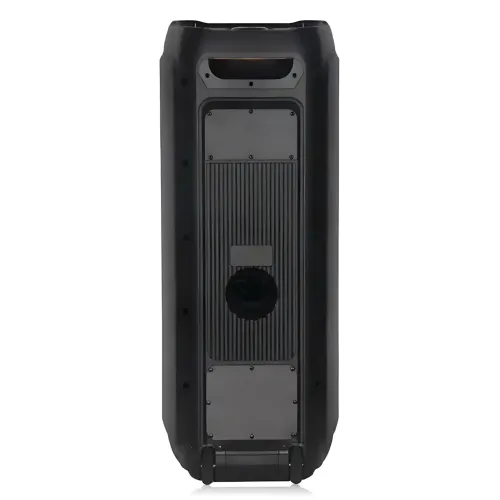 Акустична колонка ZXX-5590 100 Вт, портативна караоке система з двома мікрофонами, Bluetooth, TWS, FM, підсвіткою, на колесах - фото 4