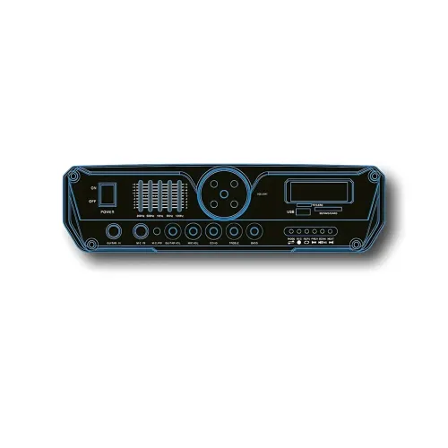 Акустическая колонка ZXX-7272 600 Вт, портативная караоке система 15, Bluetooth, TWS, FM, LED, микрофон, эквалайзер, на колесиках - фото 4