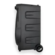 Акустична колонка ZXX-7171 600 Вт, портативна караоке система 12, Bluetooth, TWS, FM, LED, мікрофон, еквалайзер, на коліщатках