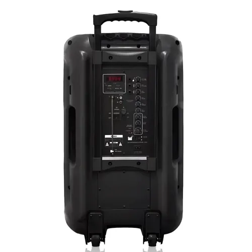 Портативная акустическая колонка ZXX-7878 90Вт, 15, Bluetooth, TWS, Караоке, 2 радиомикрофона, FM, RGB-подсветка, 5000mAh - фото 6