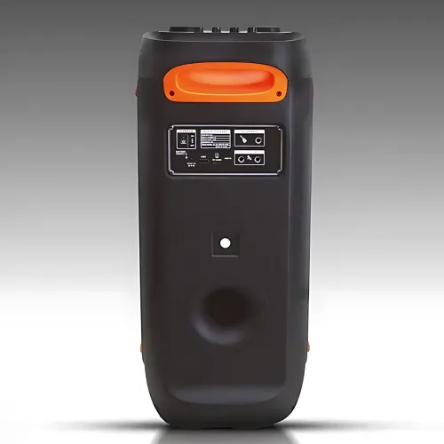 Портативная акустическая колонка ZXX-5509 1200Вт, 2x6.5, Bluetooth, TWS, Караоке, Радиомикрофон, FM, LED-подсветка, 4500mAh - фото 7