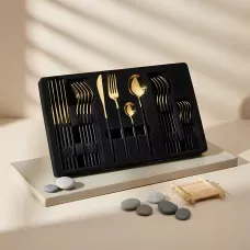 Набор столовых приборов 24 предмета Knife and Fork на 6 персон из нержавеющей стали