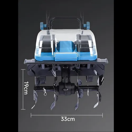 Акумуляторний культиватор Alfarid CT 20/2-96 (Lithium Tiller 40V), електрокультиватор з 2 АКБ, садовий культиватор для дачі - фото 8
