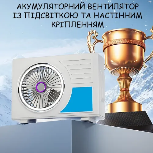 Портативный настольный вентилятор Asixxsix с 5 скоростями, 3D-обдувом и LED-ночником, аккумуляторный USB-вентилятор для дома/офиса - фото 8