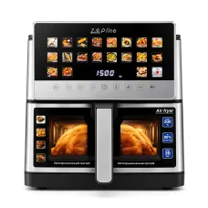 Аэрофритюрница Zepline ZP-00345, 2200 Вт, 13 л, мультипечь аэрогриль с антипригарной чашей, 20 программ