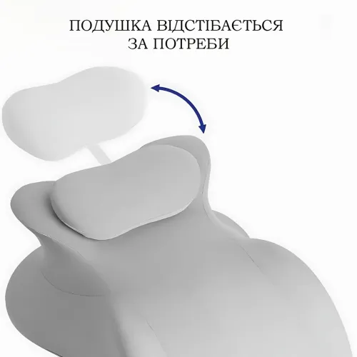 Ортопедична анатомічна подушка для відпочинку лежачи з підтримкою шиї та рук (65х50х23 см) м'яка подушка для сну на животі - фото 3
