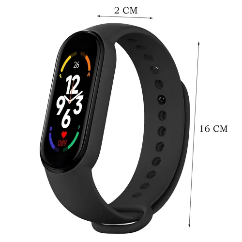 Фитнес-браслет Smart Band M7 с пульсометром и магнитной зарядкой, смарт-часы фитнес-трекер, шагомер, тонометр для Android и iOS - фото 8