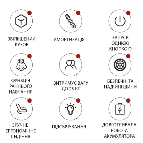 Детский электромотоцикл трехколесный 26X-128 на аккумуляторе, скутер-трицикл от 3-х лет - фото 4