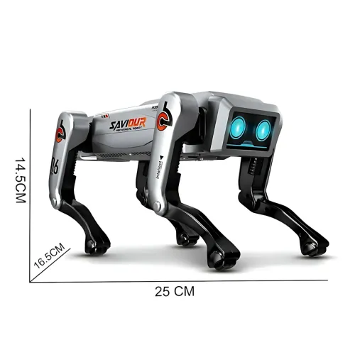 Интерактивный робот-собака на радиоуправлении AI Robot Machina Dog, собака робот с подсветкой и трюками - фото 8