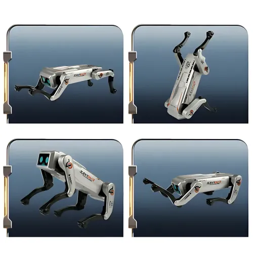Интерактивный робот-собака на радиоуправлении AI Robot Machina Dog, собака робот с подсветкой и трюками - фото 7