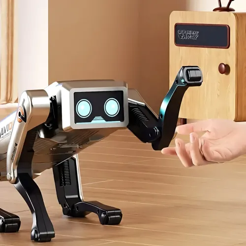Интерактивный робот-собака на радиоуправлении AI Robot Machina Dog, собака робот с подсветкой и трюками - фото 6