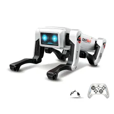 Интерактивный робот-собака на радиоуправлении AI Robot Machina Dog, собака робот с подсветкой и трюками