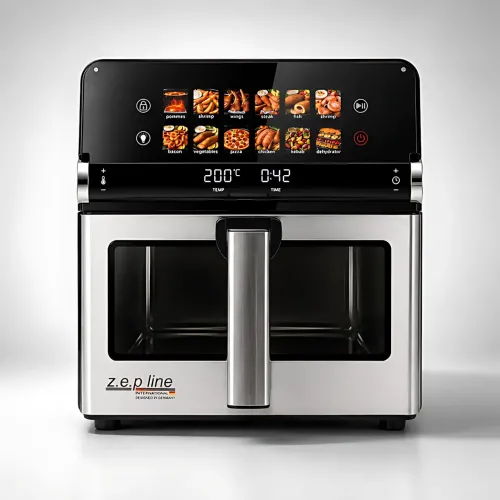 Аэрофритюрница-мультипечь Zepline ZP-00376 Max Pro-3 13 л (чаша 9 л) 4200 Вт на 12 программ с двумя ТЭНами, аэрогриль безмасляный - фото 8