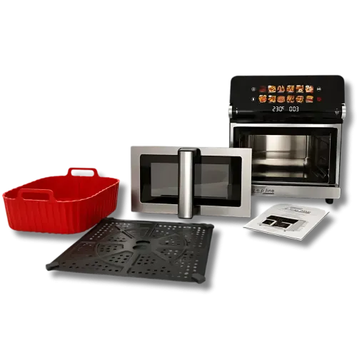 Аэрофритюрница-мультипечь Zepline ZP-00376 Max Pro-3 13 л (чаша 9 л) 4200 Вт на 12 программ с двумя ТЭНами, аэрогриль безмасляный - фото 10
