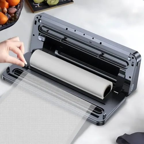 Вакуумний пакувальник для продуктів Zepline ZP-00356 (ZP-356) 200 Вт із сенсорним дисплеєм і LED-підсвіткою, вакууматор побутовий - фото 7