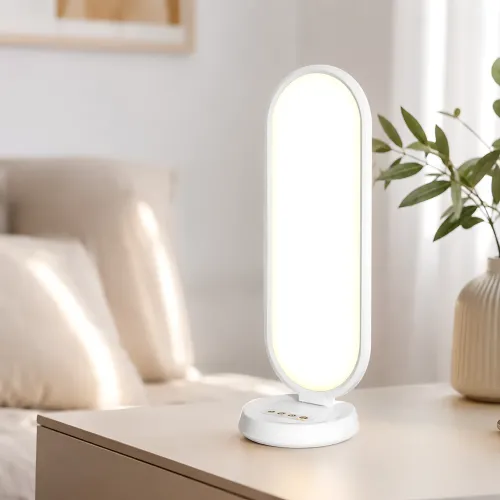 Студийная настольная LED лампа для селфи и блогов K-52 Белая (38 Вт, 3000-6500K, 66х19 см, сенсорная), светодиодный светильник - фото 5