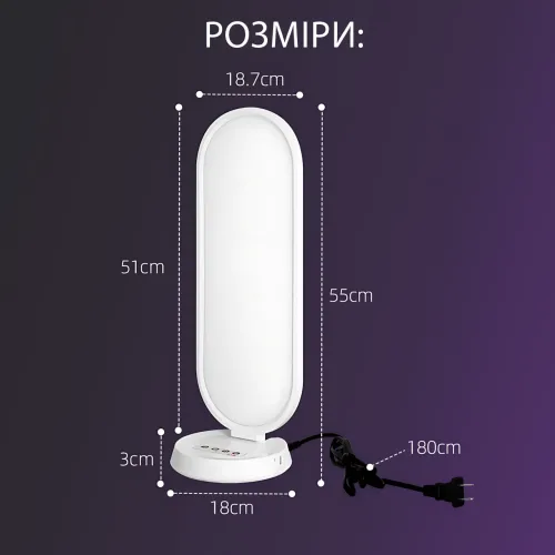 Студийная настольная RGB LED лампа для селфи и блогов K-52-RGB, с пультом ДУ и 2 USB-портами для зарядки, светодиодный светильник - фото 9