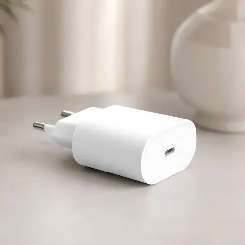 Сетевой комплект быстрой зарядки 35W: адаптер питания USB-C + кабель Type-C to Type-C (1м) EU Plug, белый (26X-199) - фото 8