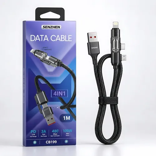 Посилений кабель USB — Lightning 1 м 26X-197 для швидкого заряджання та передавання даних (для iPhone, iPad) - фото 8