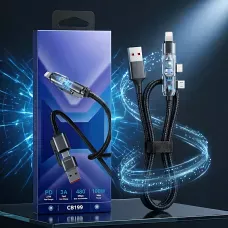 Посилений кабель USB — Lightning 1 м 26X-197 для швидкого заряджання та передавання даних (для iPhone, iPad)