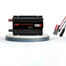 Перетворювач напруги інвертор 12V-220V 1000W з USB і 2 кулерами охолодження, чиста синусоїда, 12-220 В для акумулятора