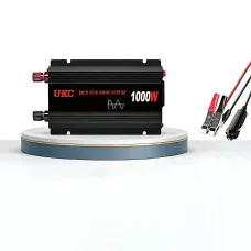 Перетворювач напруги інвертор 12V-220V 1000W з USB і 2 кулерами охолодження, чиста синусоїда, 12-220 В для акумулятора