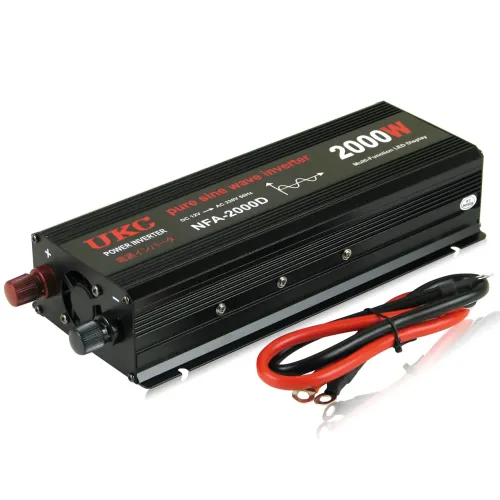 Перетворювач напруги інвертор 12V-220V 2000 W з USB і 2 кулерами охолодження, 80А, чистий синус - фото 7