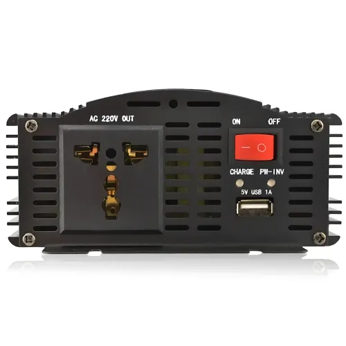 Інвертор із функцією ДБЖ (UPS) і зарядним пристроєм UKC UPS-1300A 12V-220 V 1300 W, перетворювач напруги з заряджанням АКБ 10A - фото 5