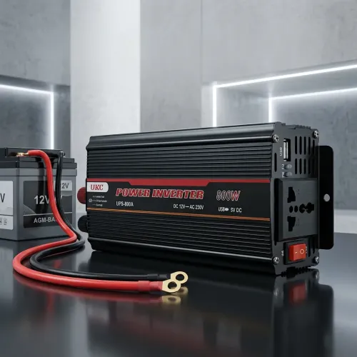 Преобразователь напряжения UKC AC/DC UPS 800W 12V-220V с функцией автоматической зарядки АКБ 10A