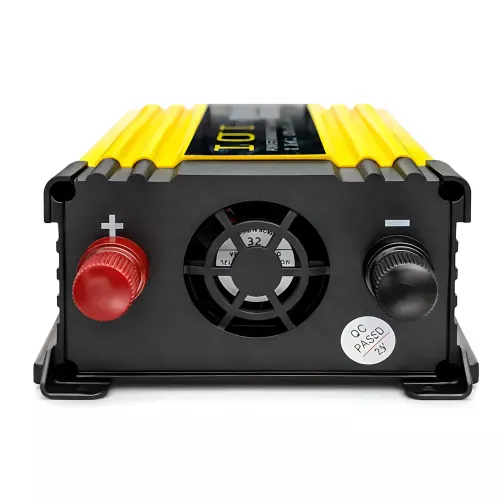 Автомобільний інвертор напруги 1000 Вт KSM (12 V 220 V) з LCD-дисплеєм і 2 USB-портами, перетворювач автоінвертор - фото 3