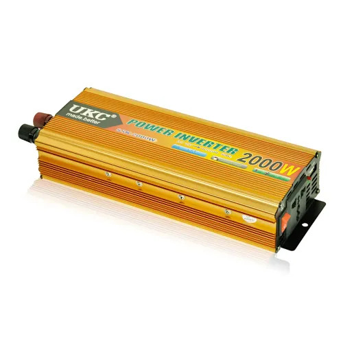 Инвертор автомобильный SSK 12V-220V 2000W, 1000А, преобразователь напряжения 12 в 220 Вольт с USB и функцией зарядки - фото 4