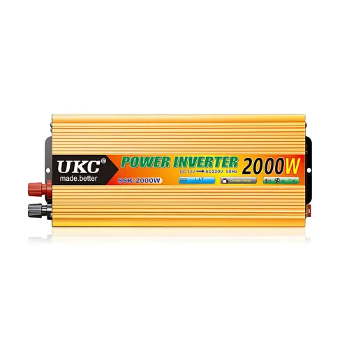 Інвертор автомобільний SSK 12V-220V 2000W, 100А, перетворювач напруги 12 у 220 вольт з USB і функцією заряджання - фото 2