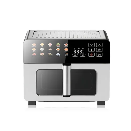 Мощная аэрофритюрница-мультипечь Zepline ZP-00367 АэроШеф Pro 2200 Вт, 15 л (чаша 11 л), 14 программ, 2 ТЭНа, нержавеющая сталь - фото 2