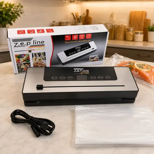 Вакуумный упаковщик Zepline ZP-00381, бытовой 200 Вт со встроенным ножом и 6 программами - фото 8