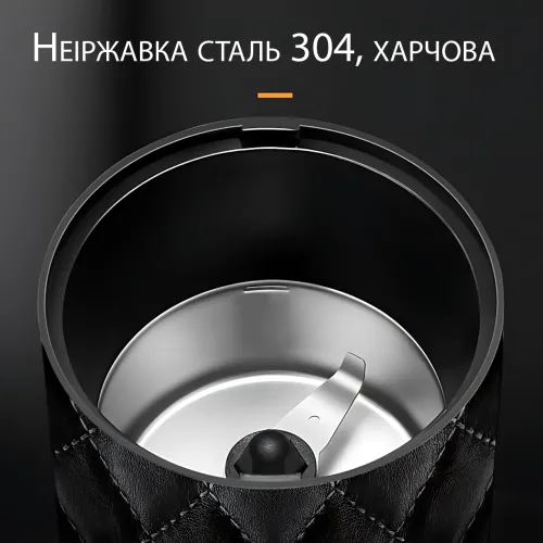 Электрическая кофемолка измельчитель Zepline ZP-00363, 500 Вт, емкость чаши 100 г, ножевая, ножи из нержавеющей стали, для кофе - фото 3