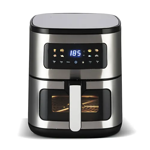 Аэрофритюрница мощная Zepline ZP-00234 6.5 л, 4200 Вт, с двумя тенами (верхний и нижний), 8 программ, мультипечь без масла - фото 2