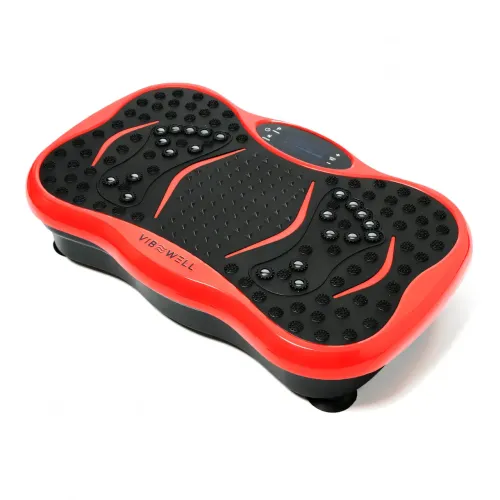 Виброплатформа для похудения и фитнеса S131 Bluetooth (200 Вт, до 150 кг, 99 скоростей, 5 программ, красная) - фото 3