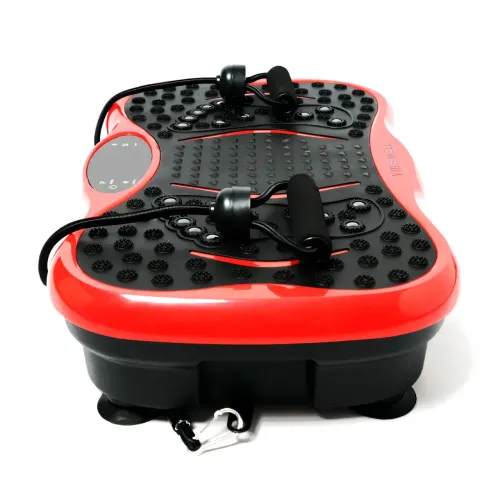 Виброплатформа для похудения и фитнеса S131 Bluetooth (200 Вт, до 150 кг, 99 скоростей, 5 программ, красная) - фото 4