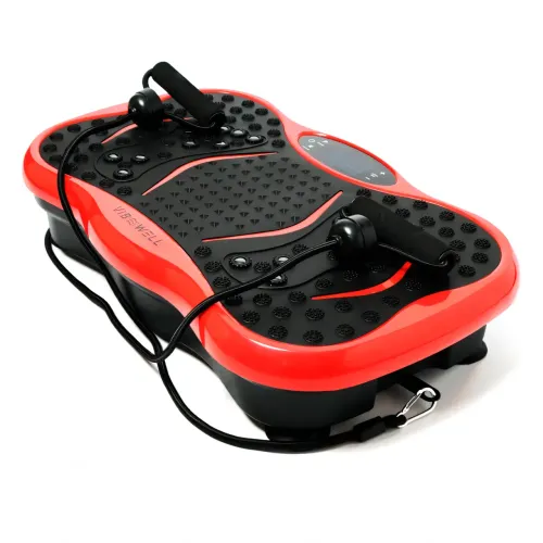 Виброплатформа для похудения и фитнеса S131 Bluetooth (200 Вт, до 150 кг, 99 скоростей, 5 программ, красная) - фото 5