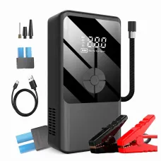 Пускозарядное устройство с компрессором 965A (Apexpione SZ965) 12V 16000mAh, бустер, автокомпрессор 150 PSI
