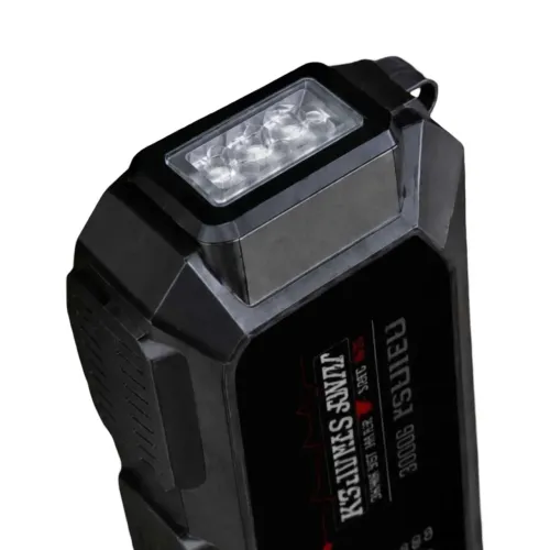 Пускозарядное устройство с компрессором K3 12V 12000mAh 150 PSI, пусковой бустер для авто, насос, Power Bank - фото 3