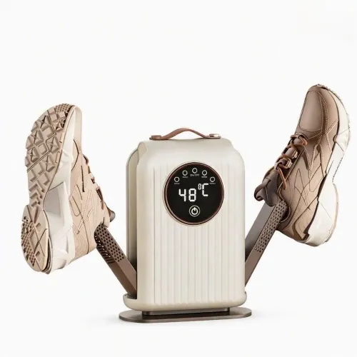 Электрическая сушилка для обуви Shoes Dryer 220V, складная сушилка с LED-дисплеем, таймером и обдувом 48°C - фото 3