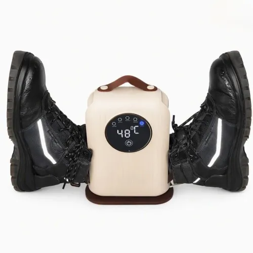 Электрическая сушилка для обуви Shoes Dryer 220V, складная сушилка с LED-дисплеем, таймером и обдувом 48°C - фото 4