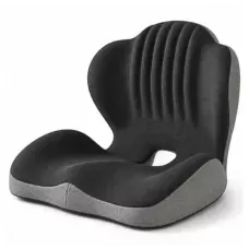 Ортопедична подушка для крісла 2-в-1 Метелик PILLOW-09 з ефектом пам'яті Memory Foam, L-подібна подушка для сидіння та спини
