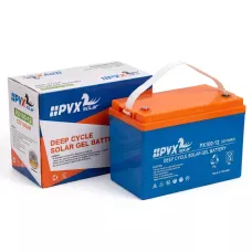 Тяговий гелевий акумулятор 12V 100Ah HPYX Solar PX100-12 (1.2 кВт·год) Deep Cycle GEL для інвертора котла та ДБЖ
