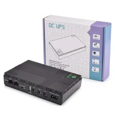 Джерело безперебійного живлення для роутера DC UPS 20000 mAh 18W (5V/9V/12V, PoE), безперебійник для оптоволокна GPON ONU